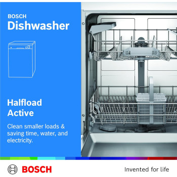 Bosch Standing Dishwasher, 12 Place Settings Dishwashers, German Engineering Bosch Dishwasher, Dishwasher Machine Sms50E92Gc, 1 Year Warranty