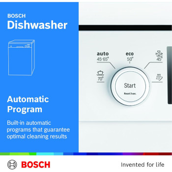 Bosch Standing Dishwasher, 12 Place Settings Dishwashers, German Engineering Bosch Dishwasher, Dishwasher Machine Sms50E92Gc, 1 Year Warranty