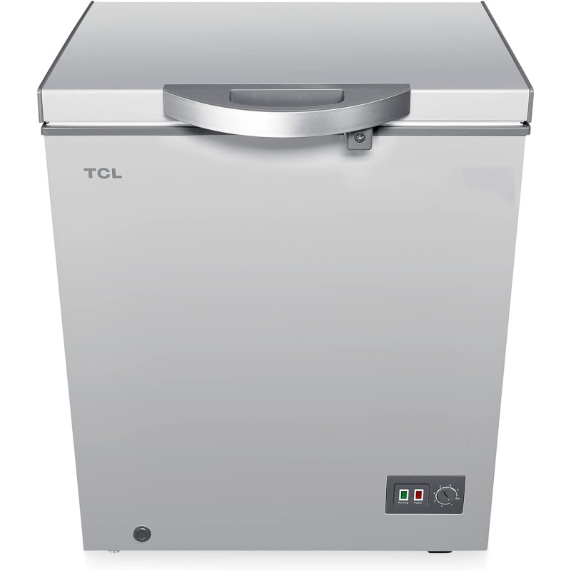 TCL 188Litre Chest Freezer Mechanical Control-Silver, 1 Year Warranty