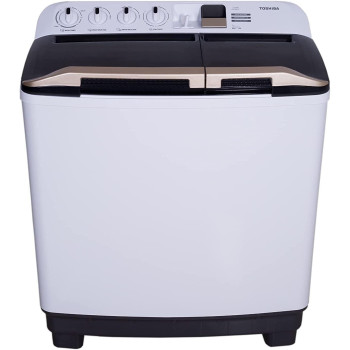 Toshiba 7 Kg Semi-Automatic Washing Machine, VH-H80WA - 1 Year Manufacturer Warranty