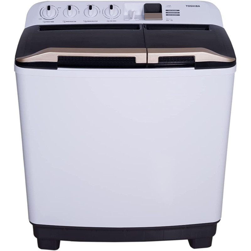 Toshiba 7 Kg Semi-Automatic Washing Machine, VH-H80WA - 1 Year Manufacturer Warranty