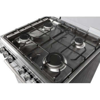 Terim TERGC6064ST, 60 Cm Gas Cooking Range, 4 Gas Burners With Semicast Iron Pan Support, Stainless Steel, Made In Turkey, Min 1 Year Manufacturer Warranty