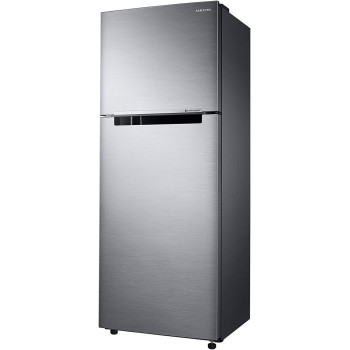 Samsung Tmf Refrigerator, Twin Cooling Plus, Tempered Glass Shelves, Dit Silver Finish, 384 Litres, 20 Year Warranty On Digital Inverter Compressor
