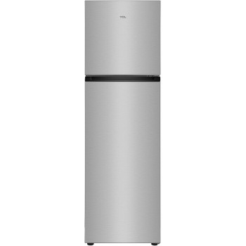 TCL 370 Litre Double Door Refrigerator, No Frost, Freeze, Humidity Crisper Control, Holiday Function, Led Light, Inox Finish, P370TMN, 1 Year Warranty