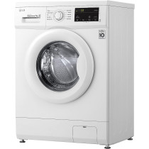 LG 7 Kg Front Load Washing Machine, 6 Motion Direct Drive Motor, White Color, Sleek Design, Smart Diagnosis, 10 Years Warranty Of Motor- FH2J3QDNG0P