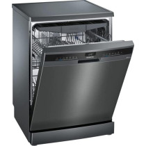 Siemens Iq300, Free-Standing Dishwasher, 60 Cm, Black Inox Sn23Hc00Mm,Min 1 Year Manufacturer Warranty