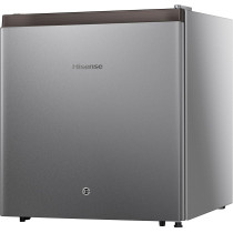 Hisense 42 Liter Compact Single Door Refrigerator, Silver - RR60DAGS0, 1 Year Warranty