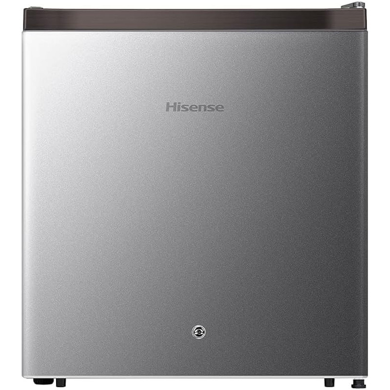 Hisense 42 Liter Compact Single Door Refrigerator, Silver - RR60DAGS0, 1 Year Warranty
