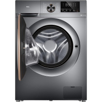 TCL 10Kg Washer Front Load Washing Machine, 1200 RPM, Direct Drive Inverter Motor, 15 Washing Programs, Fully Automatic Washer, Grey, P210FLG, 1 Year Warranty
