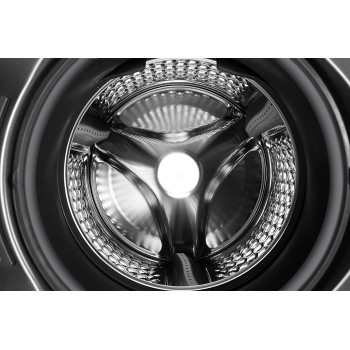 TCL 10Kg Washer Front Load Washing Machine, 1200 RPM, Direct Drive Inverter Motor, 15 Washing Programs, Fully Automatic Washer, Grey, P210FLG, 1 Year Warranty