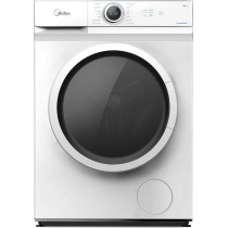 Midea 7Kg Front Load Washing Machine With Lunar Dial, 5 Star Rating, 1200 Rpm, 15 Programs, Fully Automatic Washer, Digital Led Display, Child Lock, 90 Degree Hygiene, Mute Function, White - MF100W70W, 1 Year Warranty