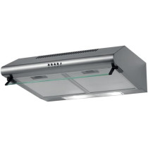 Baumatic 60 Cm Standard Hood Twin Motor 400m3hr Silver BMECH6FS - 2 Year Warranty