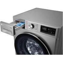LG 10.5 Kg Front Load Washing Machine 1400 Rpm Steam With Ai Dd Technology Color Silver Model - F4V5RYP2T (International Version), 1 Year Warranty