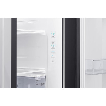 Samsung 660 Litres, Side By Side Refrigerator, RS64R5331B4/AE, Gentle Black Matt, Spacemax Technology, 20 Year Warranty On Digital Inverter Compressor