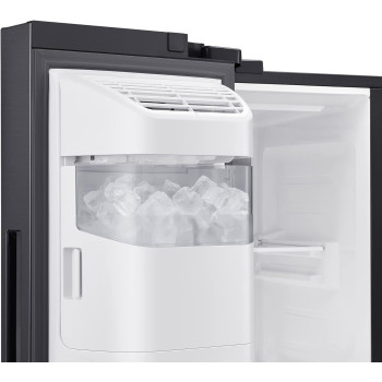 Samsung 660 Litres, Side By Side Refrigerator, RS64R5331B4/AE, Gentle Black Matt, Spacemax Technology, 20 Year Warranty On Digital Inverter Compressor