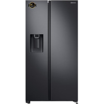 Samsung 660 Litres, Side By Side Refrigerator, RS64R5331B4/AE, Gentle Black Matt, Spacemax Technology, 20 Year Warranty On Digital Inverter Compressor