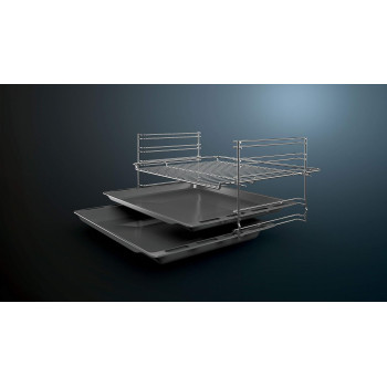 Siemens 60X60 Cm 4 Gas Burners Free Standing Gas Cooker With Fan Inside Oven, Stainless Steel Hx8P3Ae50M "Min 1 Year Manufacturer Warranty"