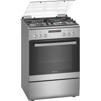 Siemens 60X60 Cm 4 Gas Burners Free Standing Gas Cooker With Fan Inside Oven, Stainless Steel Hx8P3Ae50M "Min 1 Year Manufacturer Warranty"