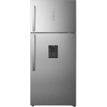 Hisense 729 Liter Refrigerator Double Door With Ice Maker Inverter Compressor Silver Model RT729N4WSU, Min 1 Year Manufacturer Warranty