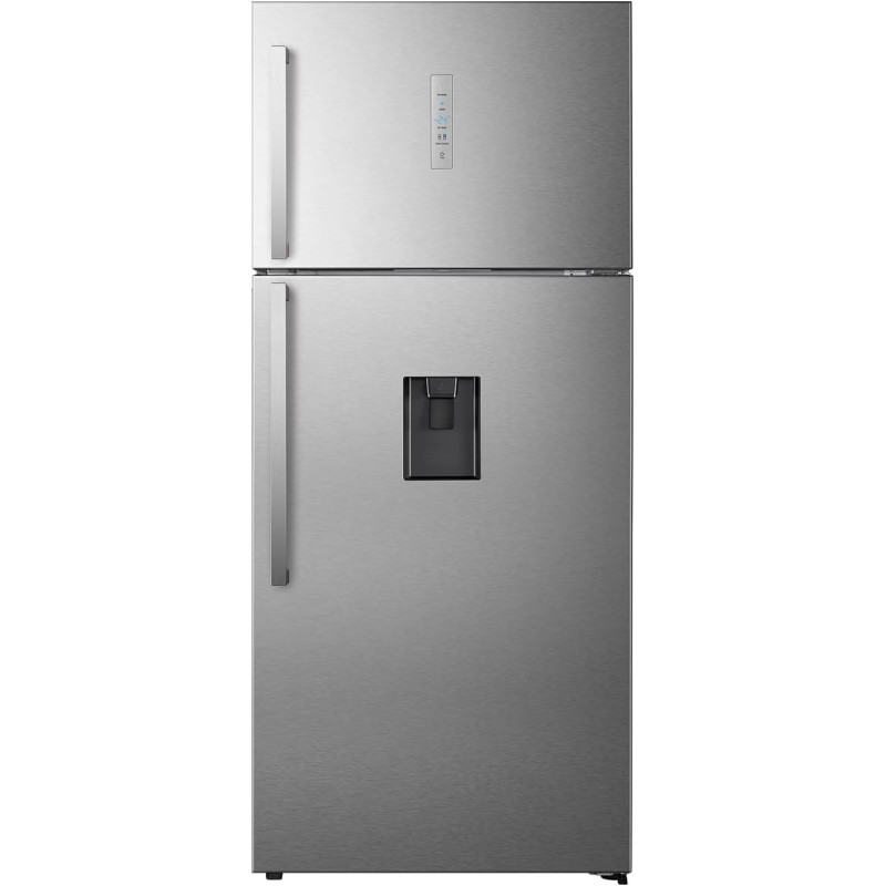 Hisense 729 Liter Refrigerator Double Door With Ice Maker Inverter Compressor Silver Model RT729N4WSU, Min 1 Year Manufacturer Warranty