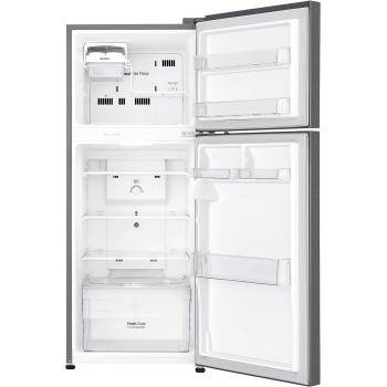 LG 234 Litres Top Mount Refrigerator With Smart Inverter Compressor, Platinum Silver - GR-C345SLBB, 1 Year Warranty