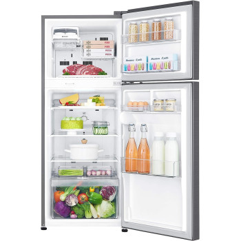 LG 234 Litres Top Mount Refrigerator With Smart Inverter Compressor, Platinum Silver - GR-C345SLBB, 1 Year Warranty