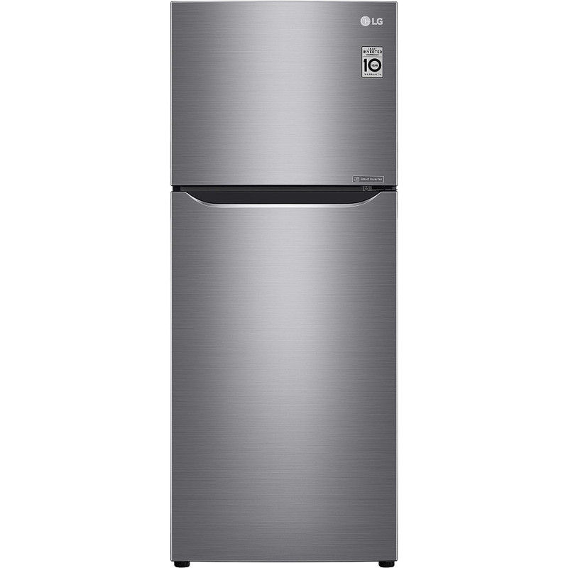 LG 234 Litres Top Mount Refrigerator With Smart Inverter Compressor, Platinum Silver - GR-C345SLBB, 1 Year Warranty