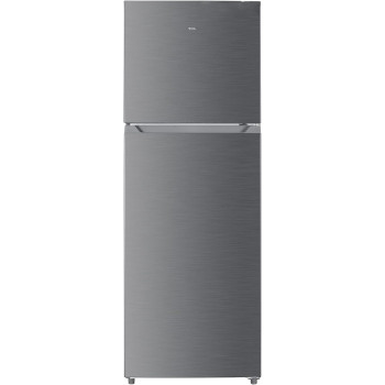 TCL 433 Litre Double Door Refrigerator, No Frost, Humidity Crisper Control, Led Light, Inox Finish, P433TMN, 1 Year Warranty