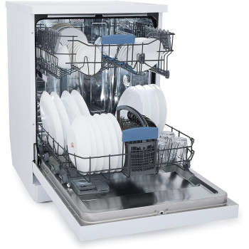 Hoover Freestanding Dishwasher, 5 Programs, 12 Place Settings, Push Button, Delay Start, Half Load Cleaning, Made In Turkey, Hdw-V512-W (White), 1 Year Warranty