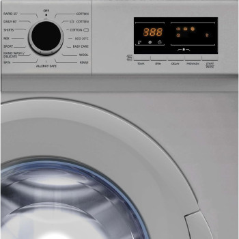 Vestel 6 Kg Front Load Fully Automatic Washing Machine,1000 Rpm, Quick Wash, 15 Programmers, Energy Saving, Easy To Operate, Silver Color Model -W6104DS -Made In Turkey-1 Years Manufacturer Warranty