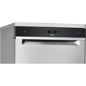 Whirlpool Dishwasher, Inox Color, Full Size - WFC 3C33 PF X UK, Min 1 Year Manufacturer Warranty