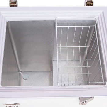 Nikai Freestanding Chest Freezer With Four Wheels, White, 150 Litre, NCF150N, 1 Year Warranty