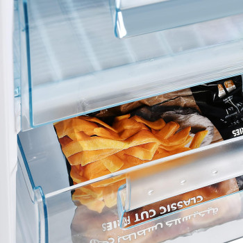 Super General Upright Freezer 330 Liter Gross Volume, Sguf-307-Hs, Silver, Compact Deep-Freezer With 6 Plastic Drawers, Lock And Key, 55 X 58 X 143 Cm, 1 Year Warranty