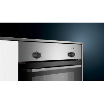 Siemens Iq 100, 60 Cm Built In Oven With 4 Cooking Modes, Optimal Heat For Best Baking Results, Stainless Steel, H010FBR1M, 1 Year Warranty