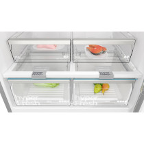 Siemens Iq500, Free-Standing Fridge-Freezer With Freezer At Top, 687 Liters, 186 X 86 Cm, Inox easy clean Kd86Nhi30M, With 1 Year Manufacturer Warranty
