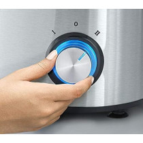 Black+Decker Juice Extractor XL Feeding Chute, 800W Power, Convenient 1.7L Large Pulp Container, 1.1L Collector And Food Pusher, Stainless Steel Body, 2 Speed Control, JE800-B5