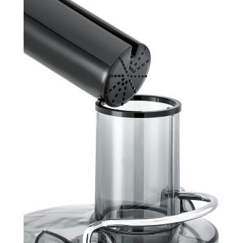 Black+Decker Juice Extractor XL Feeding Chute, 800W Power, Convenient 1.7L Large Pulp Container, 1.1L Collector And Food Pusher, Stainless Steel Body, 2 Speed Control, JE800-B5