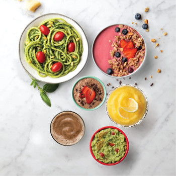 Magic Bullet 4 Piece Accessories, Multi-Function High-Speed Blender, Silver, MB1002, 1 Year Warranty