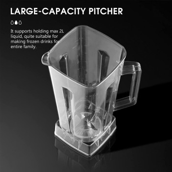 Neelabil Multifunctional Blender For Juicer Ice Crusher Electric Grain Grinder 4500W 15 Rotating Speeds, Red Uk Plug, 1 Year Warranty