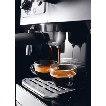 De'Longhi Dual Function Coffee Machine Espresso And Drip Coffee, Milk Frother, BCO421.S (Silver), 1 Year Warranty
