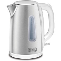 Black+Decker 2200W 1.7L Cordless Electric Kettle With Water-Level Indicator, Removable Filter, Auto Shut-Off And Stainless Steel Body, Perfect For Warm Beverages JC454-B5, 1 Year Warranty