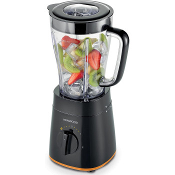 Kenwood Blender 500W Smoothie Blender Smoothie Maker 1.5L With Multi Mill (Grinder Chopper), Ice Crush Function BLP15.150BK, Black, 1 Year Warranty