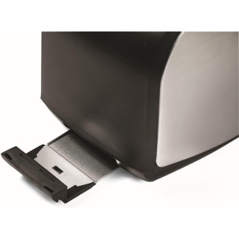 Kenwood Toaster 2 Slice Bread Toaster With Adjustable Browning Control, Removable Crumb Tray For Easier Cleaning, Automatic Pop Up, Defrost, Warm And Cancel Function TCM02.A0Bk Silver And Black, 1 Year Warranty