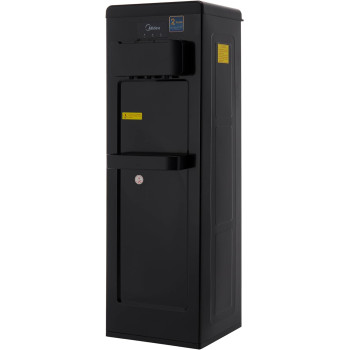 Midea Water Dispenser, Top Loading, 3-Taps Equipped With Hot Cold And Ambient Temperature, Floor Standing, Child Safety Lock For Faucet, Best Home, Office And Pantry, Black, YL1917SAE-BK, 1 Year Warranty
