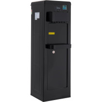 Midea Water Dispenser, Top Loading, 3-Taps Equipped With Hot Cold And Ambient Temperature, Floor Standing, Child Safety Lock For Faucet, Best Home, Office And Pantry, Black, YL1917SAE-BK, 1 Year Warranty