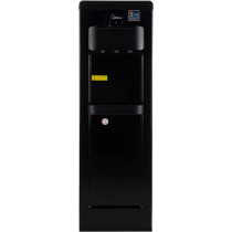 Midea Water Dispenser, Top Loading, 3-Taps Equipped With Hot Cold And Ambient Temperature, Floor Standing, Child Safety Lock For Faucet, Best Home, Office And Pantry, Black, YL1917SAE-BK, 1 Year Warranty