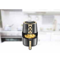 Black+Decker Air Fryer 1500W 4L Capacity, 360 Degree Rapid Convection Technology Temperature-Time Control For Little No-Oil Healthy Frying, Grilling, Roasting, And Baking Af300-B5, 1 Year Warranty