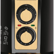 Black+Decker Air Fryer 1500W 4L Capacity, 360 Degree Rapid Convection Technology Temperature-Time Control For Little No-Oil Healthy Frying, Grilling, Roasting, And Baking Af300-B5, 1 Year Warranty