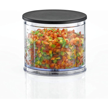 Black+Decker 600W 600ml Hand Blender With Chopper Chopping Bowl, Stainless Steel Blades, 500ml Beaker, 2 Speed Buttons And 3 In1 Functionality, For Blending Chopping Whisking HB600-B5, 1 Year Warranty