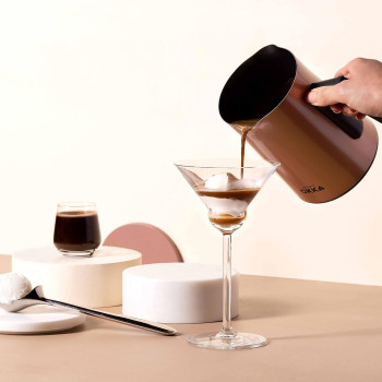 Arzum Okka Rich Automatic Turkish Coffee And Hot Beverage Maker, Velvetiser, Black Copper, 1 Year Warranty